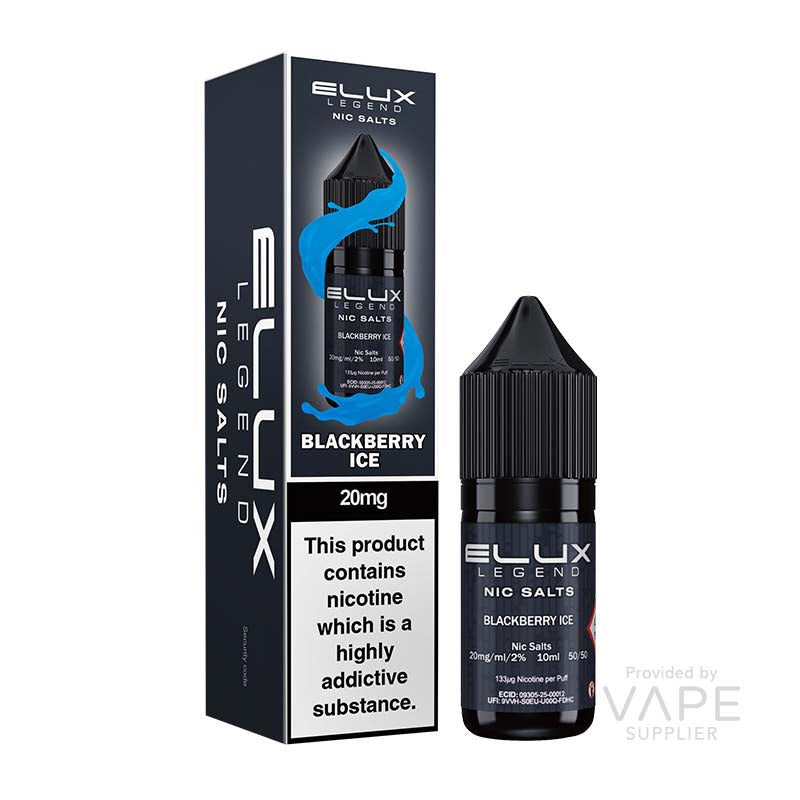 elux legend nic salts blackberry ice