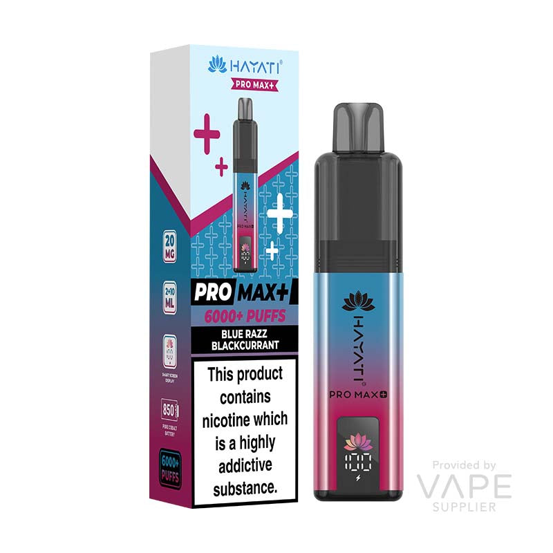 Hayati Pro Max+ 20mg Prefilled Pod Kit Blue Razz Blackcurrant