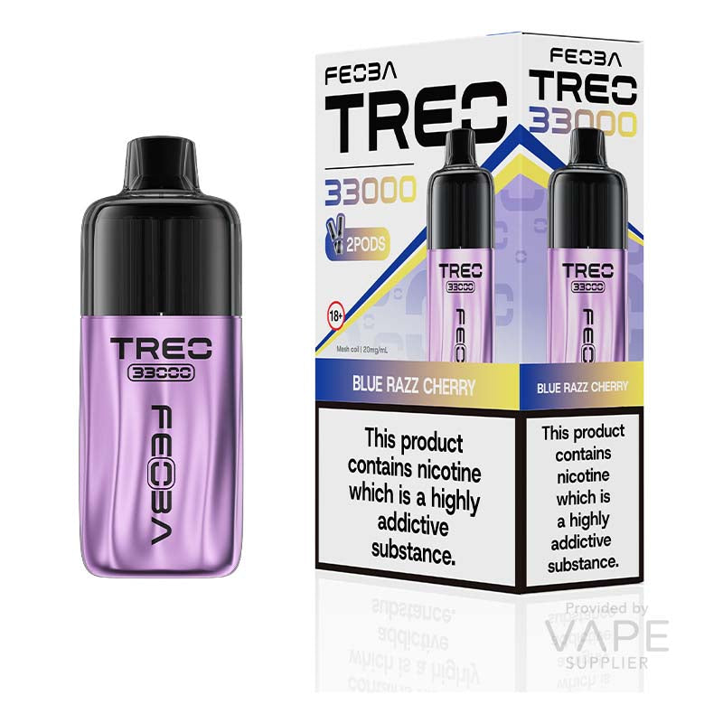 Feoba Treo 33K 20mg Prefilled Pod Kit Blueberry Sour Raspberry