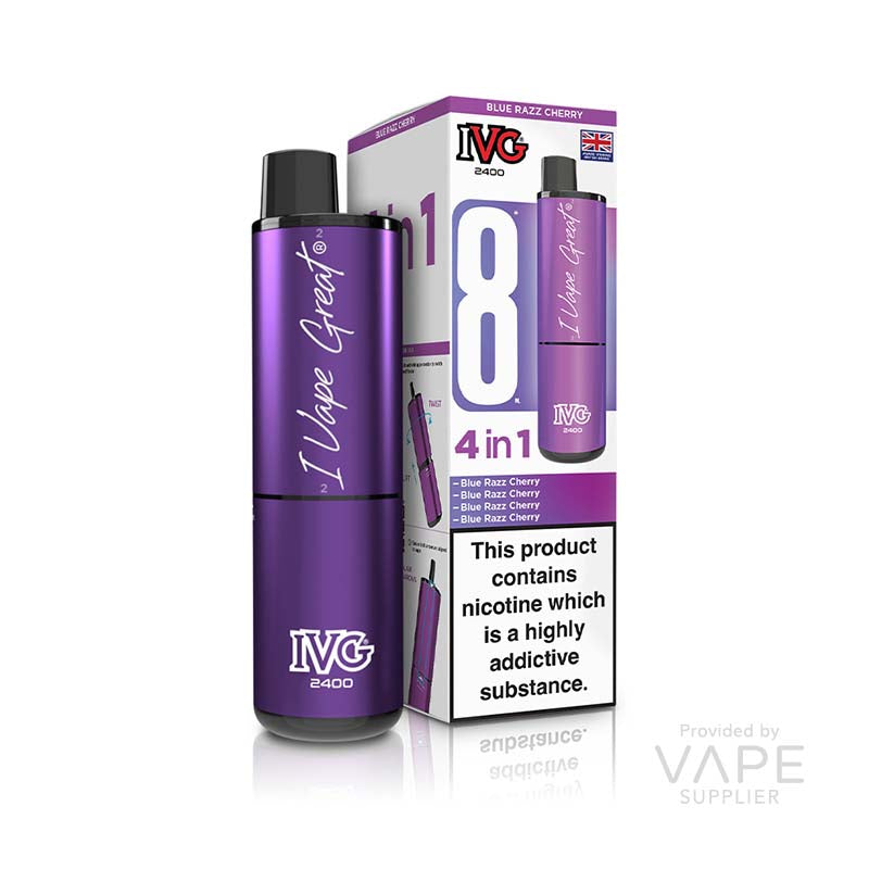 IVG 2400 20mg Prefilled Pod Kit Blue Razz Cherry