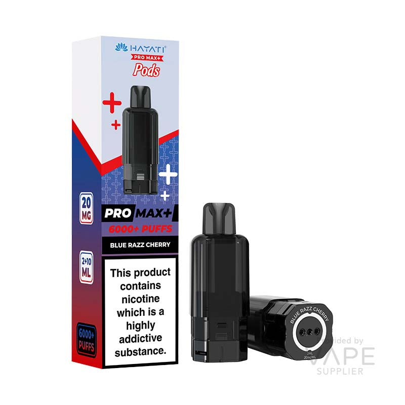 Hayati Pro Max+ Blue Razz Cherry 20mg Prefilled Pods