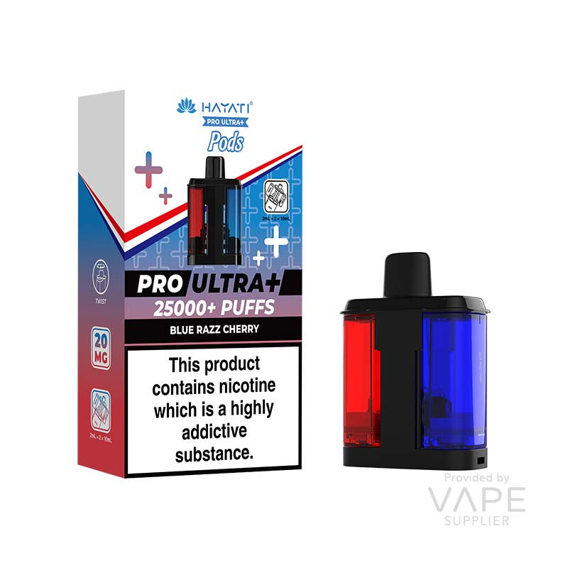 Hayati Pro Ultra Blue Razz Cherry 20mg Prefilled Pods