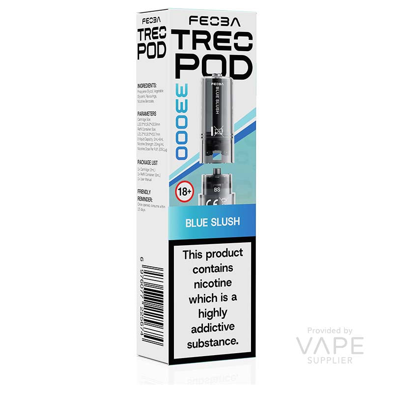 Feoba Treo 33K Blue Slush 20mg Prefilled Pods