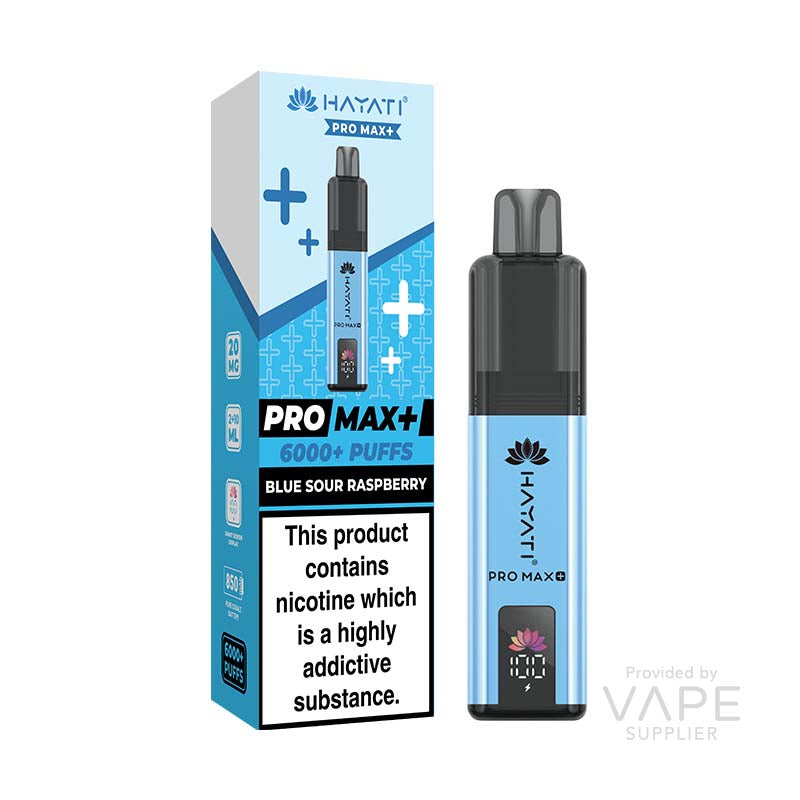 Hayati Pro Max+ 20mg Prefilled Pod Kit Blue Sour Raspberry