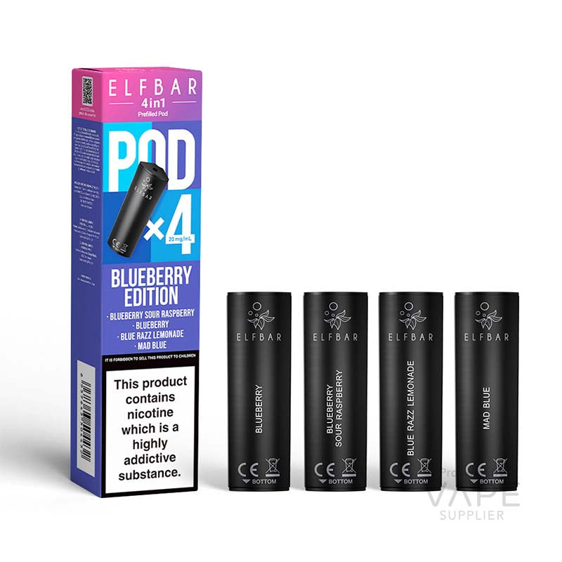 elf bar 4 in 1 prefilled pods 20mg berry edition