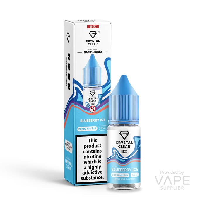 crystal clear 20mg nic salt blueberry ice