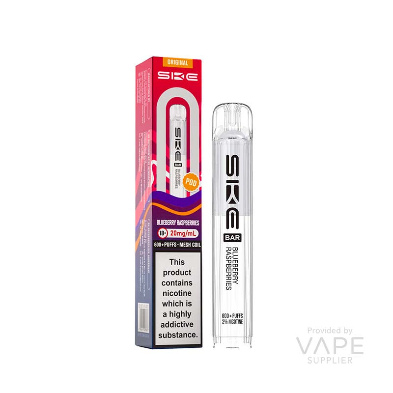 SKE Crystal Bar 600 Blueberry Raspberries 20mg Prefilled Pods
