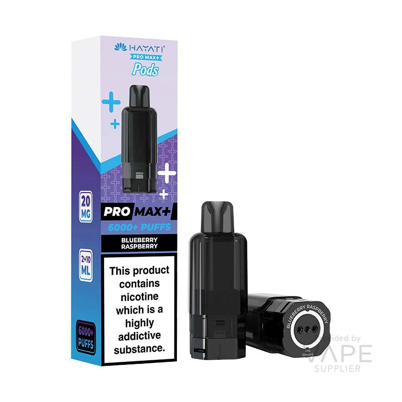 Hayati Pro Max+ Blueberry Raspberry 20mg Prefilled Pods