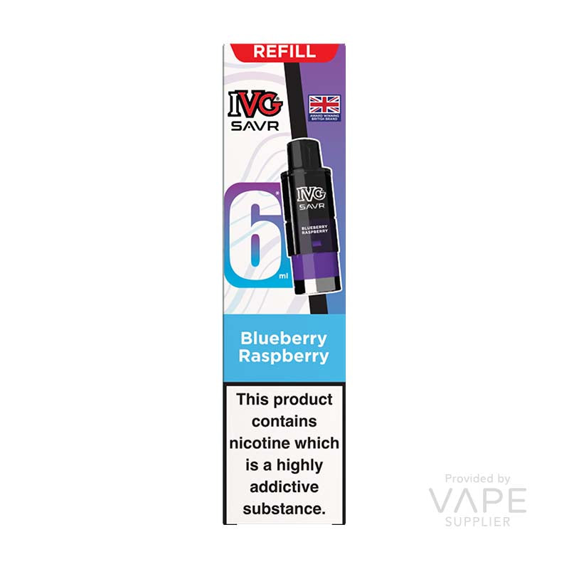 IVG SAVR Blueberry Raspberry 20mg Prefilled Pods