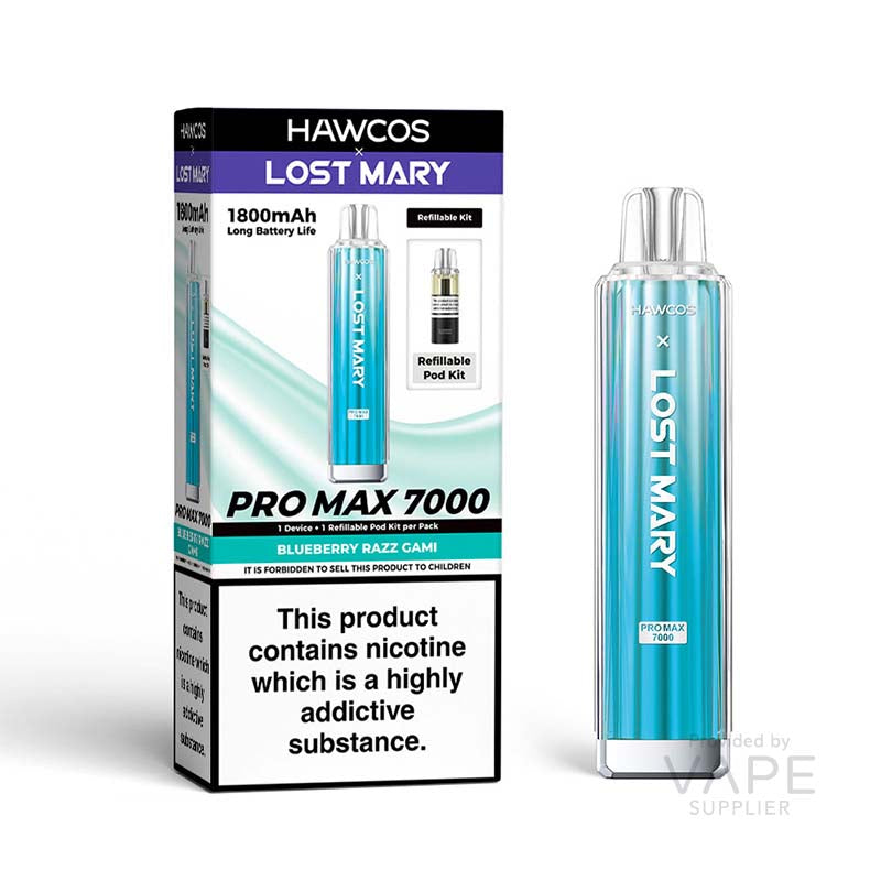 HAWCOS x Lost Mary Pro Max 7000 20mg Prefilled Pod Kit Berry Fusion