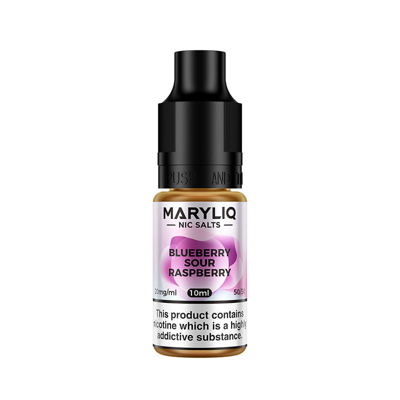 maryliq nic salt eliquid 10mg blueberry sour raspberry