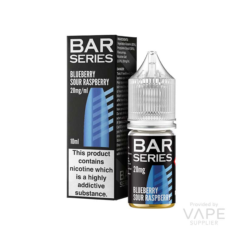 bar series 20mg nic salt blueberry sour raspberry