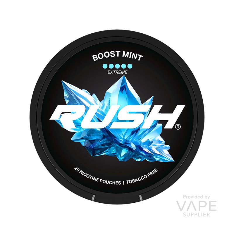 rush extreme 30mg snus nicotine pouches boost mint