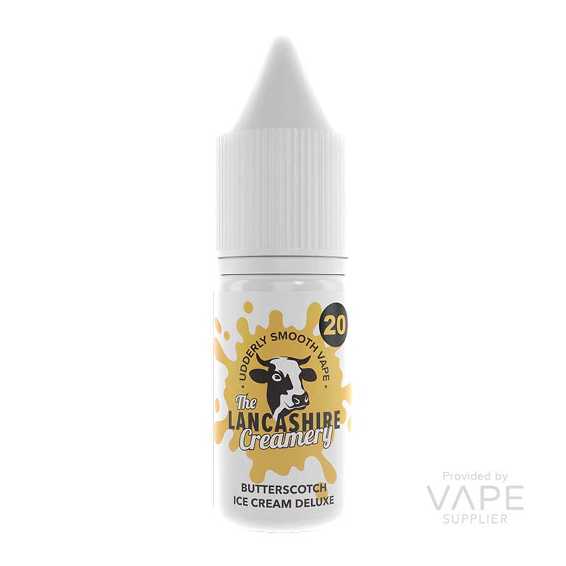 Lancashire Creamery Butterscotch Ice Cream 20mg Nic Salt E-liquid