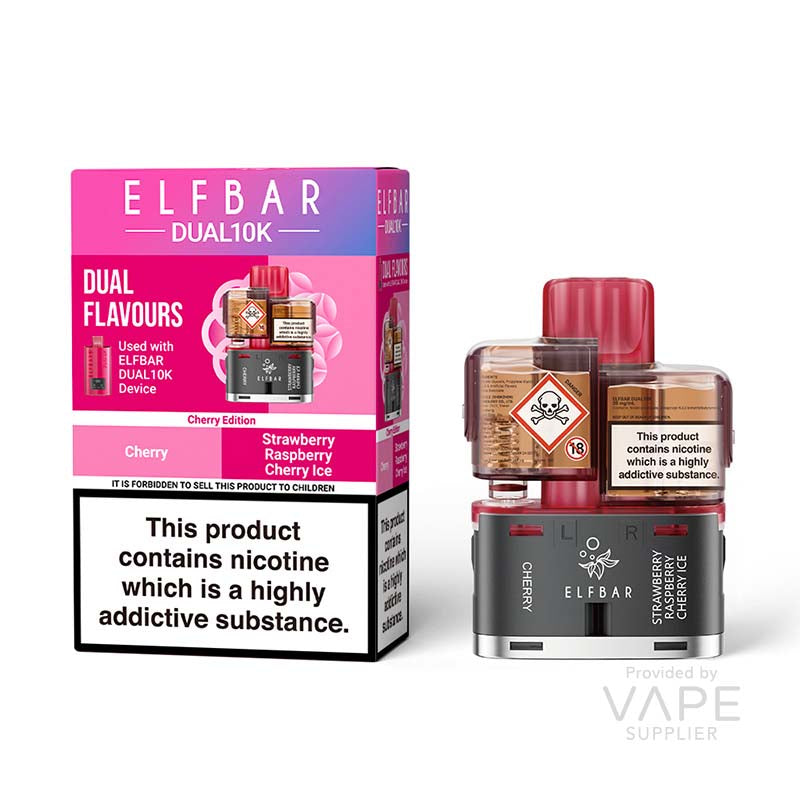 Elf Bar Dual 10K Cherry Edition 20mg Prefilled Pods