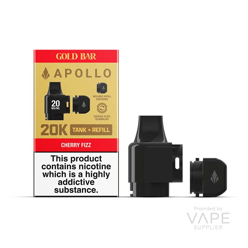 gold bar apollo tank refill 20mg blue raspberry