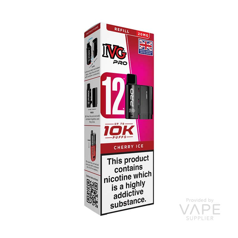 IVG Pro 12 Cherry Ice 20mg Prefilled Pods