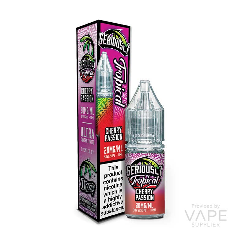 doozy vape tropical nic salt 5mg cherry passion