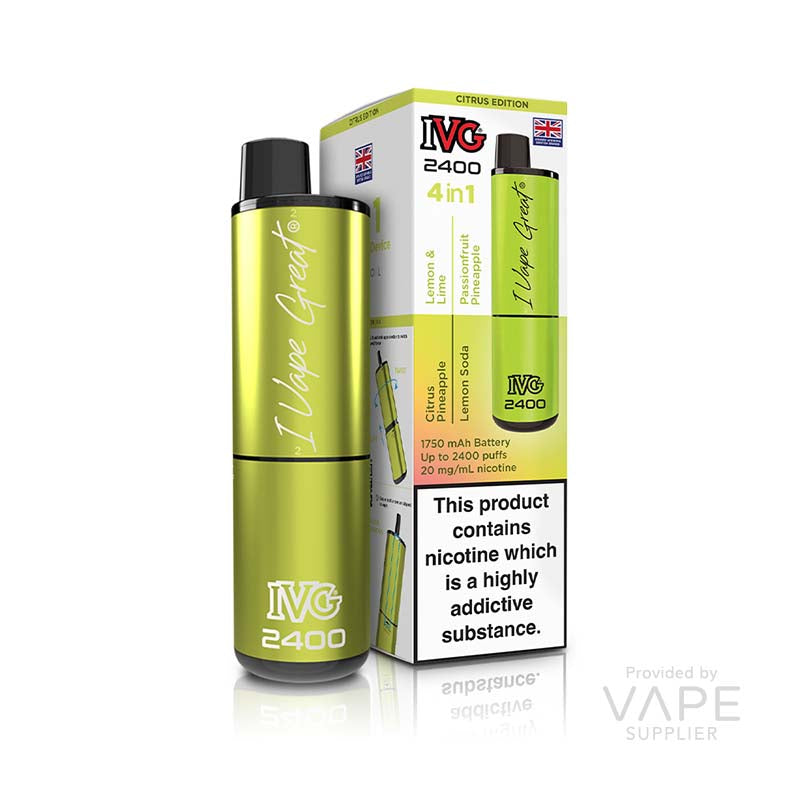 ivg 2400 4 in 1 20mg rechargeable pod kit