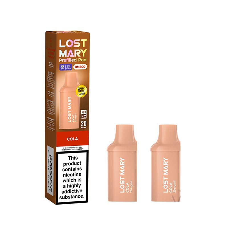 Lost Mary BM600 2 Pack Cola 20mg Prefilled Pods
