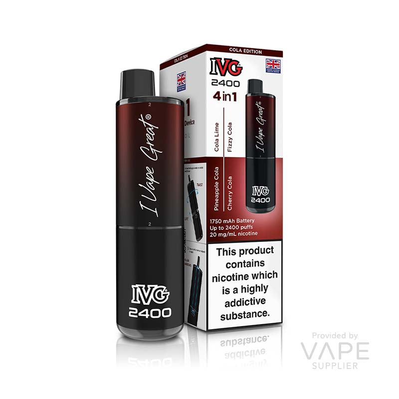 ivg 2400 4 in 1 20mg rechargeable pod kit