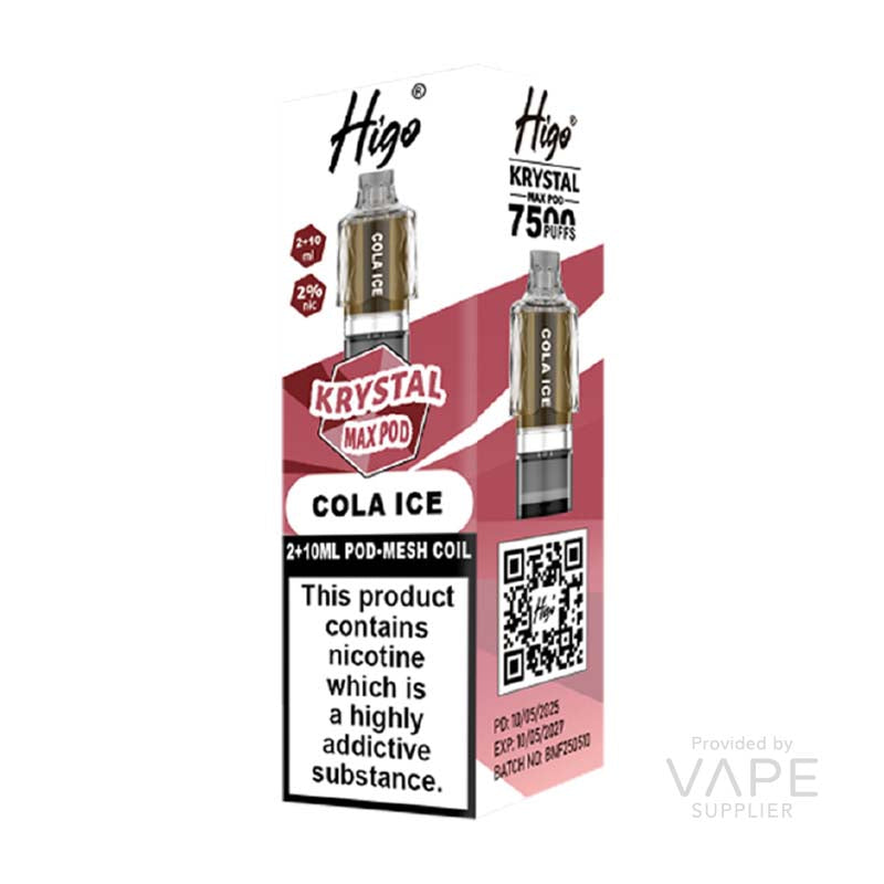 Higo Krystal Max Cola Ice 20mg Prefilled Pods