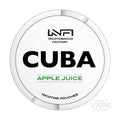 cuba white 25mg nicotine pouch apple juice