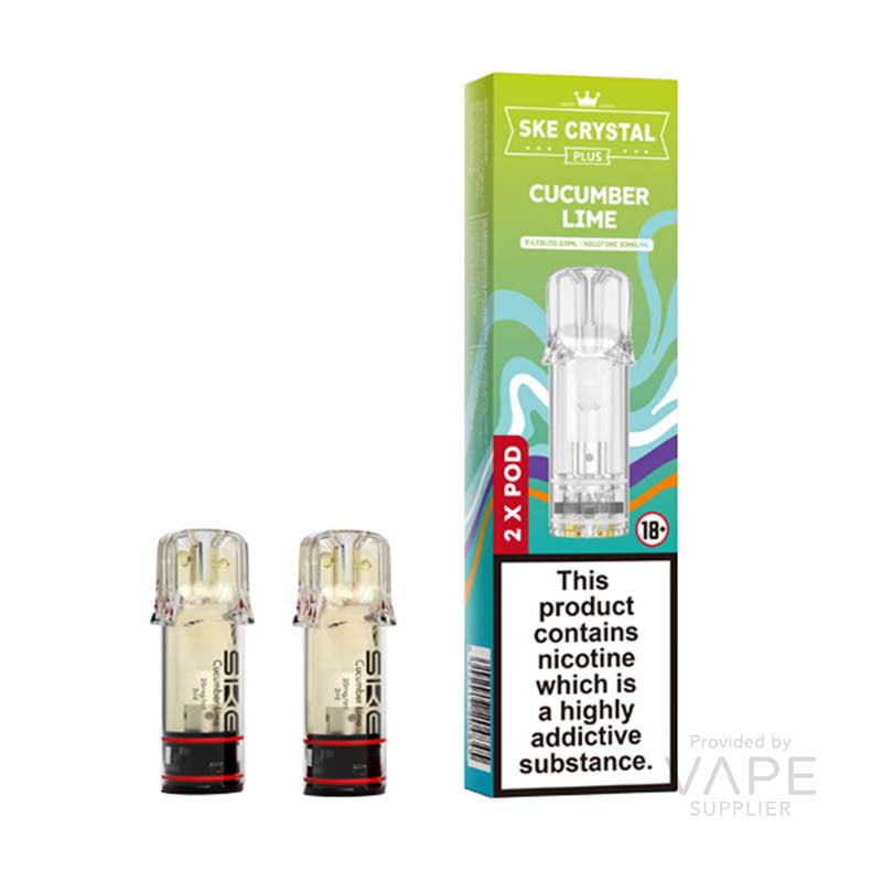 SKE Crystal Plus Cucumber Lime 20mg Prefilled Pods
