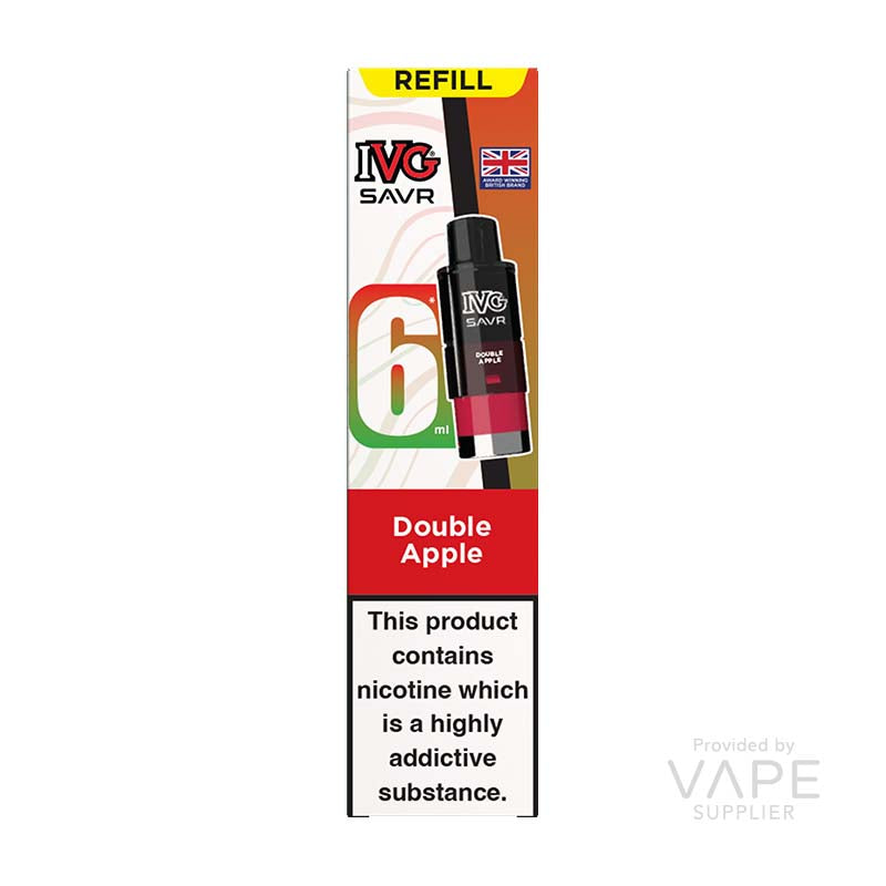IVG SAVR Double Apple 20mg Prefilled Pods