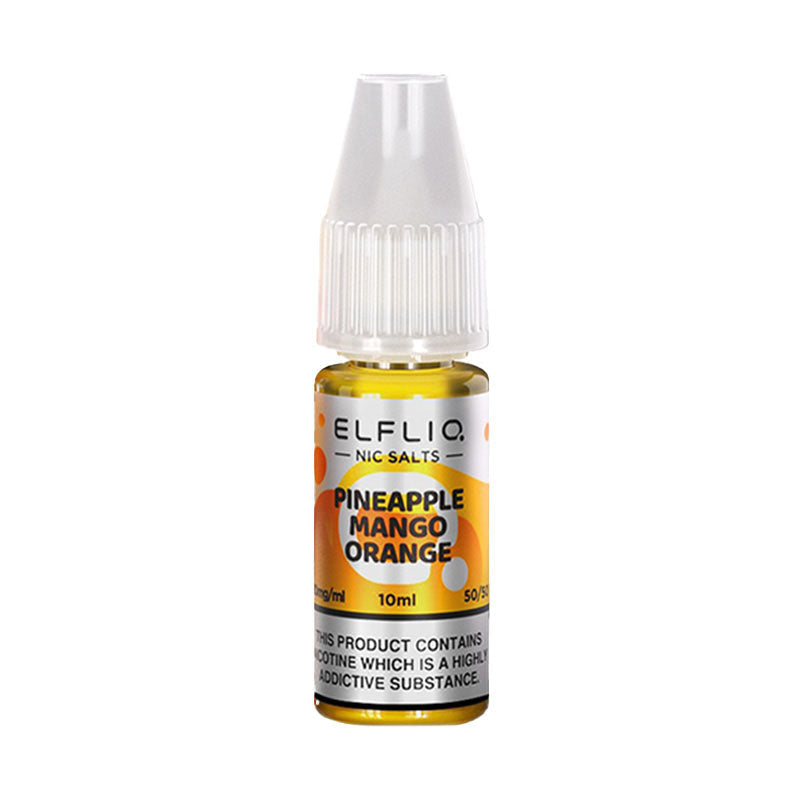 elfliq nic salts 10mg pineapple mango orange