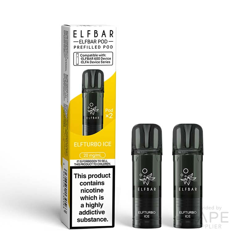 Elf Bar 600 Elfturbo Ice 20mg Prefilled Pods