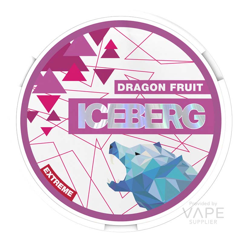 iceberg 50mg extreme nicotine pouches dragon fruit