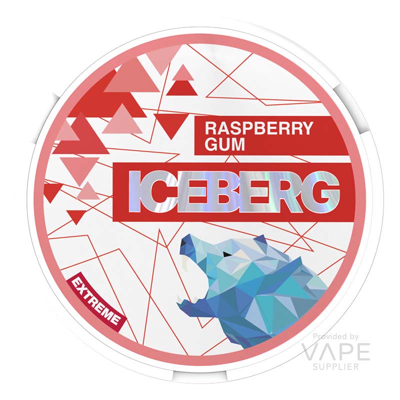 iceberg 50mg extreme nicotine pouches raspberry gum