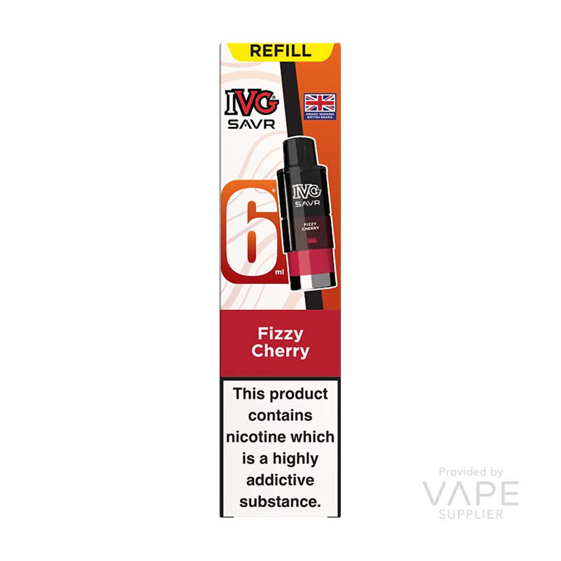 IVG SAVR Fizzy Cherry 20mg Prefilled Pods