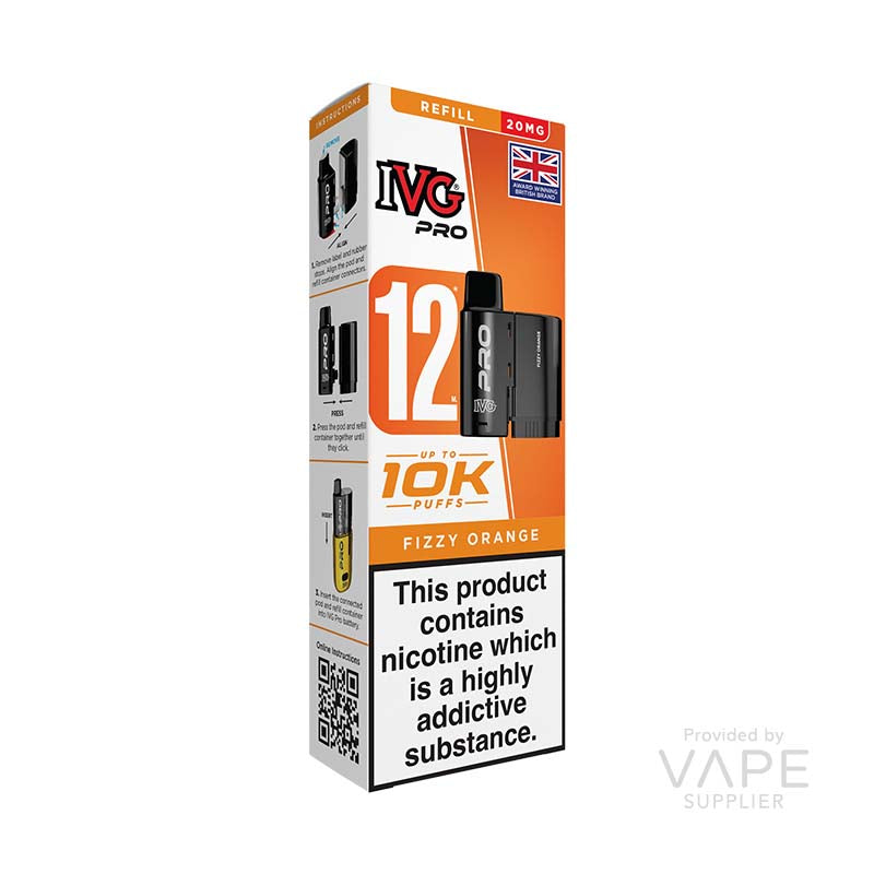 IVG Pro 12 Fizzy Orange 20mg Prefilled Pods