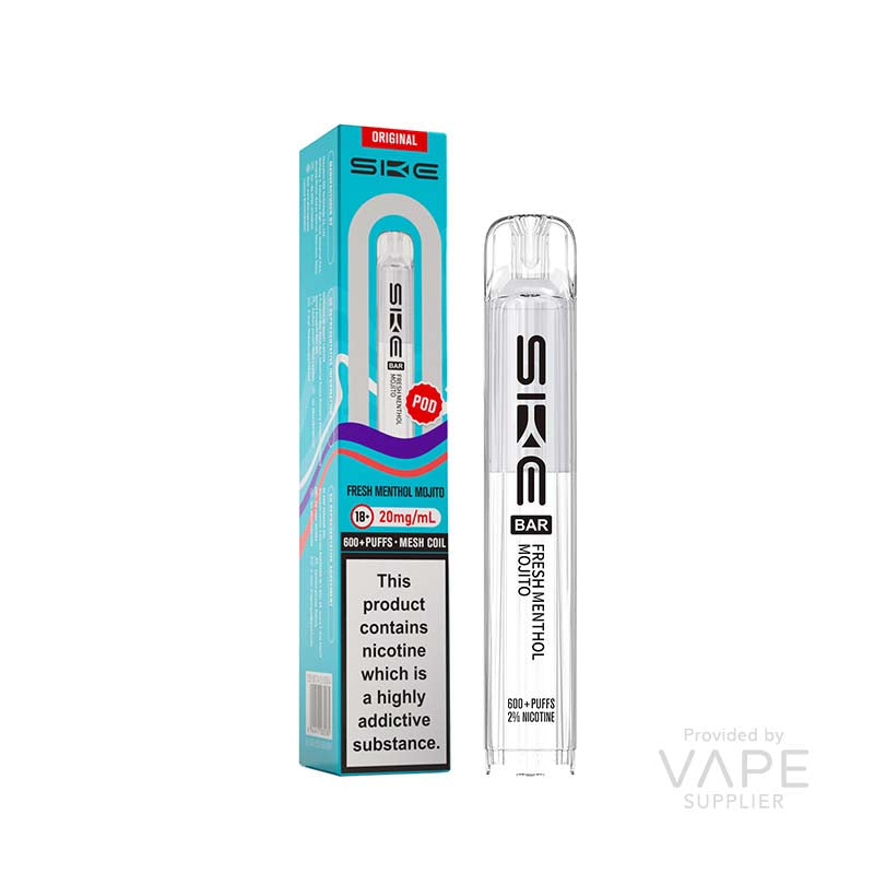 SKE Crystal Bar 600 Fresh Menthol Mojito 20mg Prefilled Pods