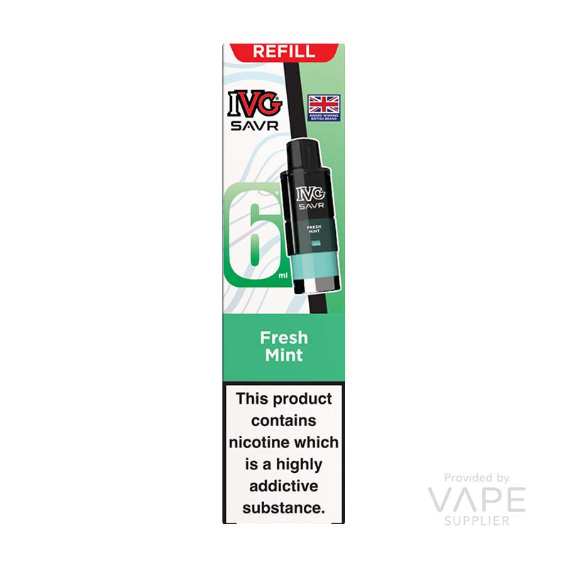IVG SAVR Fresh Mint 20mg Prefilled Pods