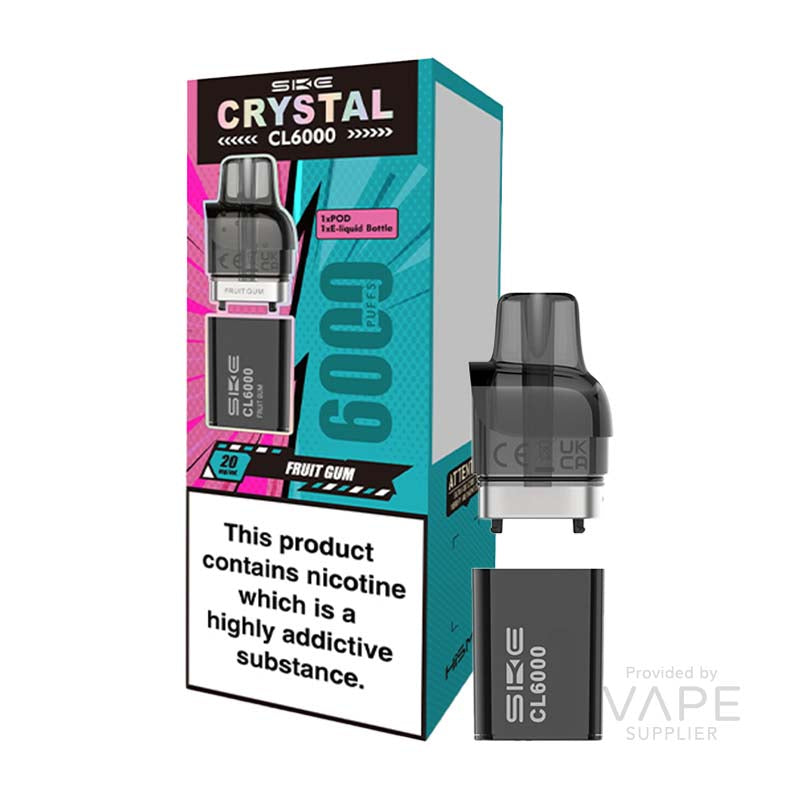 SKE Crystal CL6000 Fruit Gum 20mg Prefilled Pods