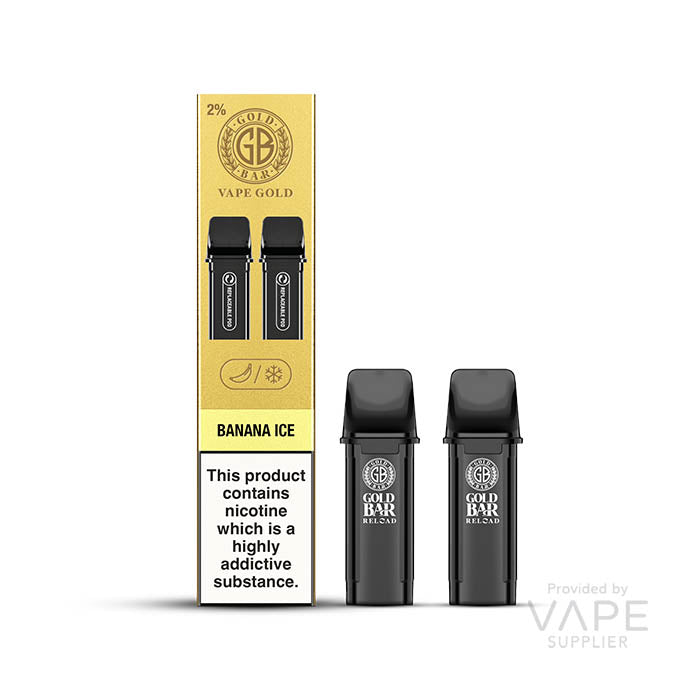 gold bar reload 20mg pods banana ice