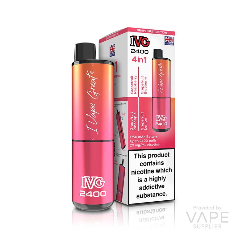 ivg 2400 4 in 1 20mg rechargeable pod kit