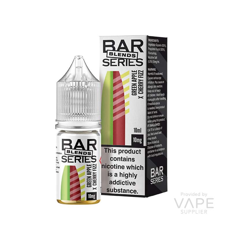 major flavor bar series blends nic salt 10mg green apple cherry fizz