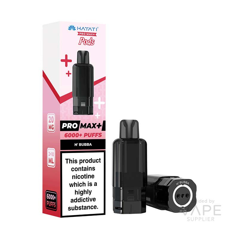 Hayati Pro Max+ H Bubba 20mg Prefilled Pods