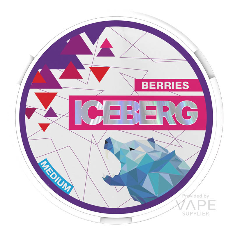 iceberg medium nicotine pouches 20mg arasaka