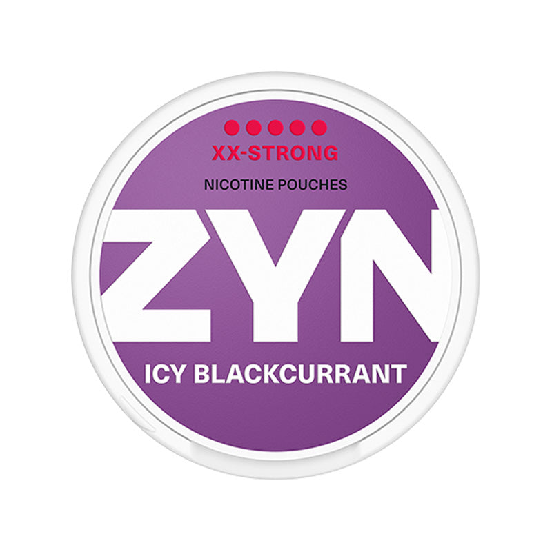 zyn xx strong nicotine pouches icy mint