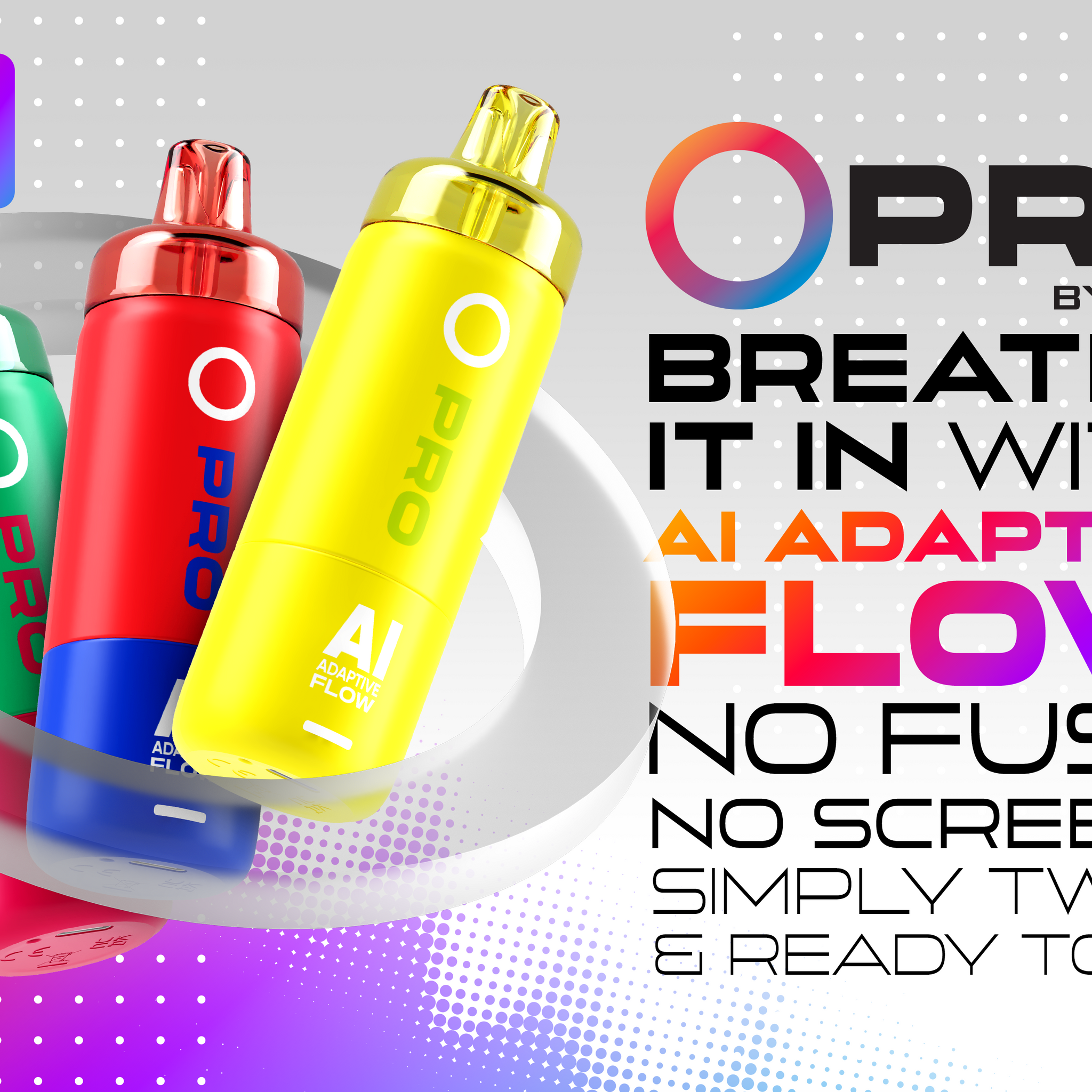 INSTA O Pro Flavour Menu A4 Front