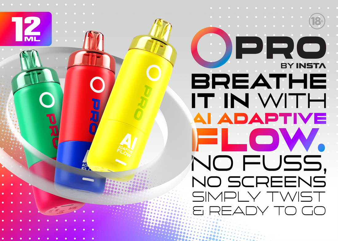 INSTA O Pro Flavour Menu A4 Front