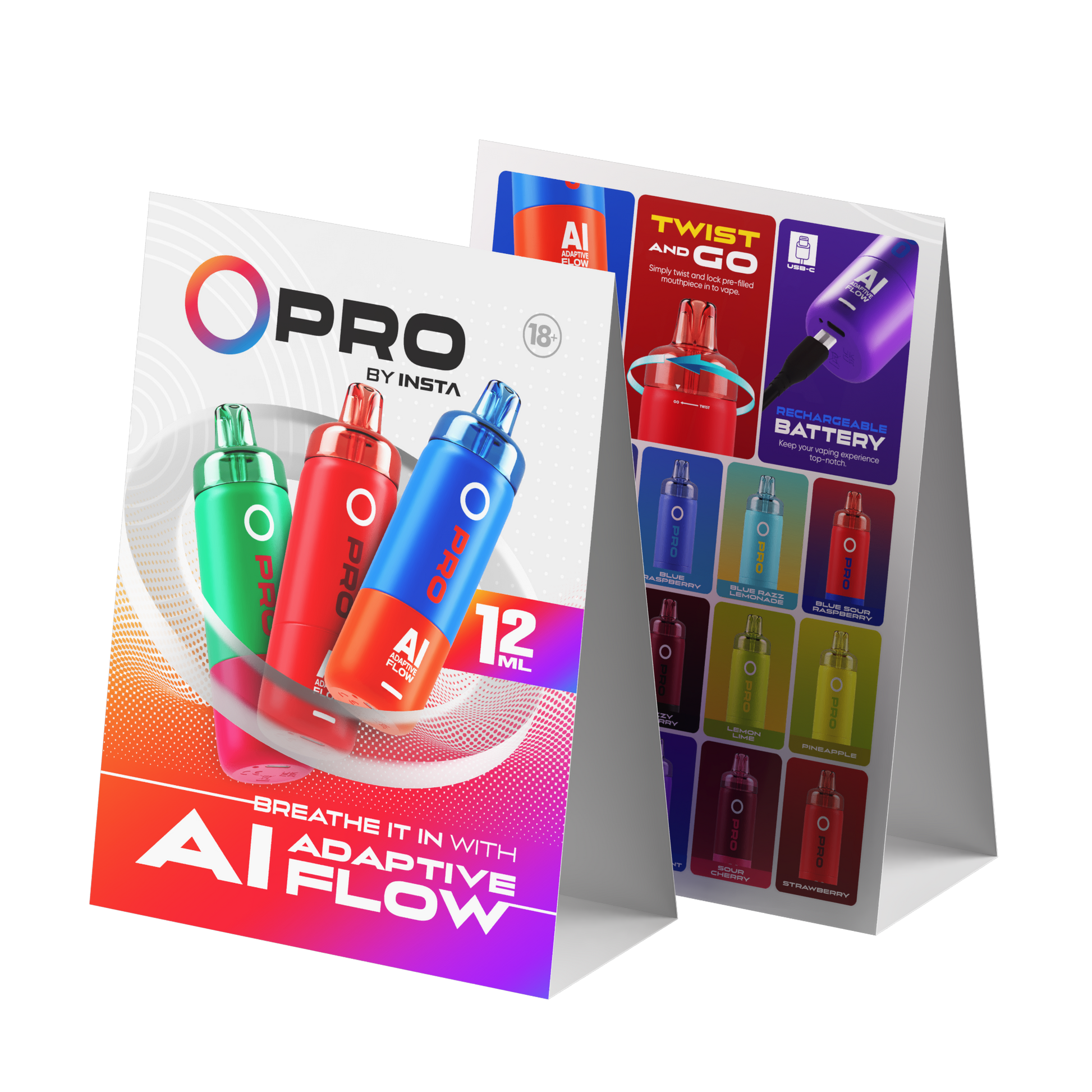 INSTA O Pro Tent Card A5