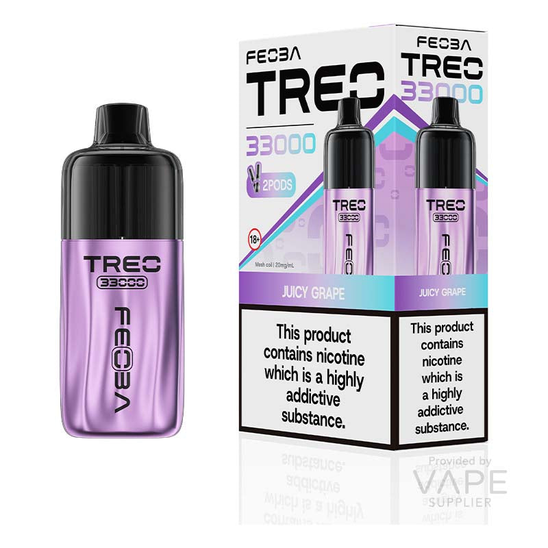 Feoba Treo 33K 20mg Prefilled Pod Kit Juicy Grape