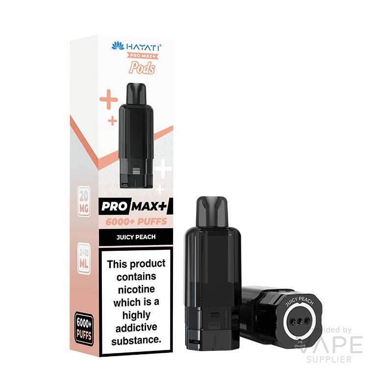 Hayati Pro Max+ Juicy Peach 20mg Prefilled Pods