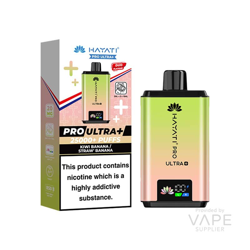 Hayati Pro Ultra 20mg Prefilled Pod Kit Kiwi Banana and Straw Banana